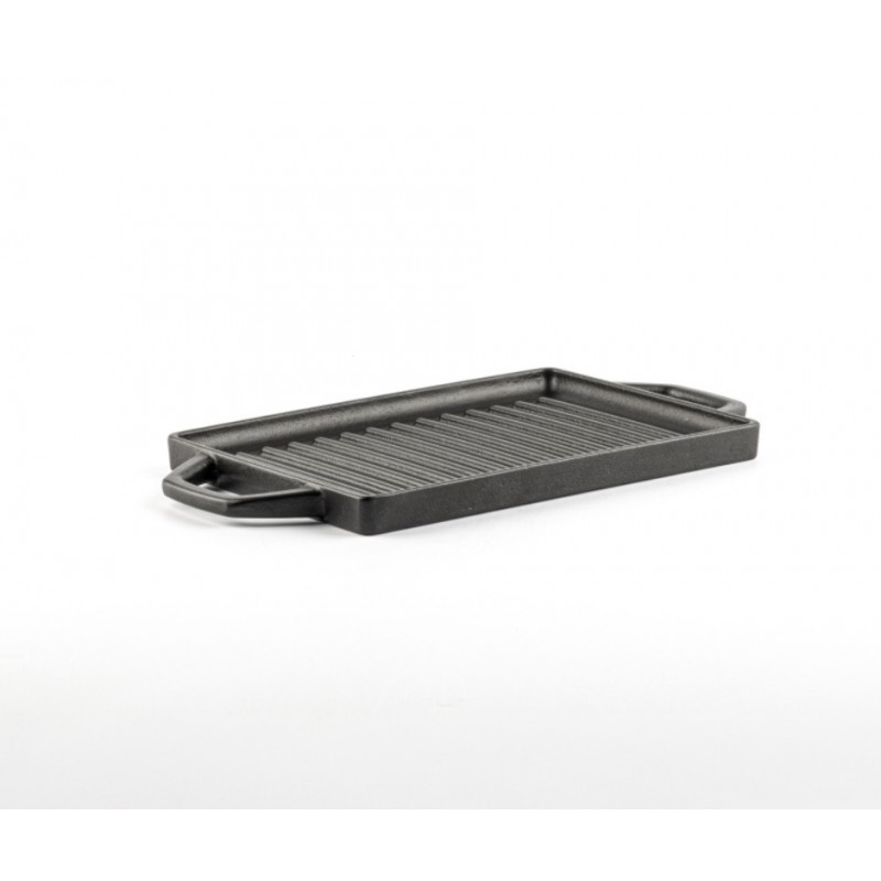 Mini gjutjärn grillplatta Hosse, 15.5x22.5cm - 