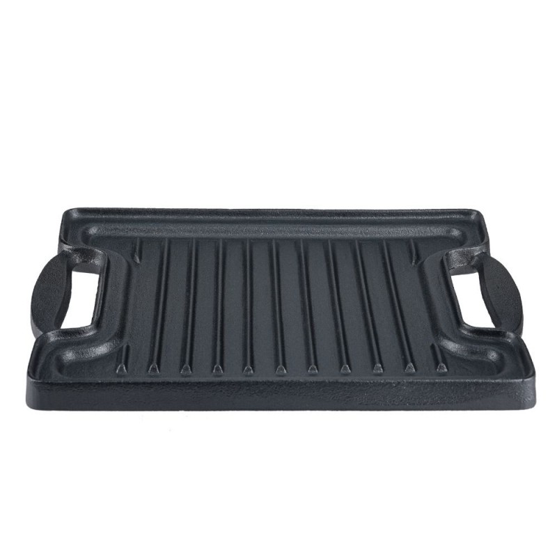 Dubbelsidig gjutjärn grillplattae, 36x25 cm - Produktjämförelse