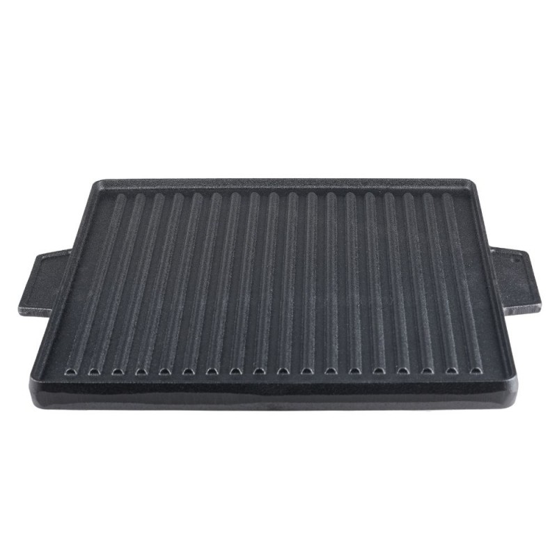 Dubbelsidig gjutjärn grillplatta, 38x38 cm - Produktjämförelse