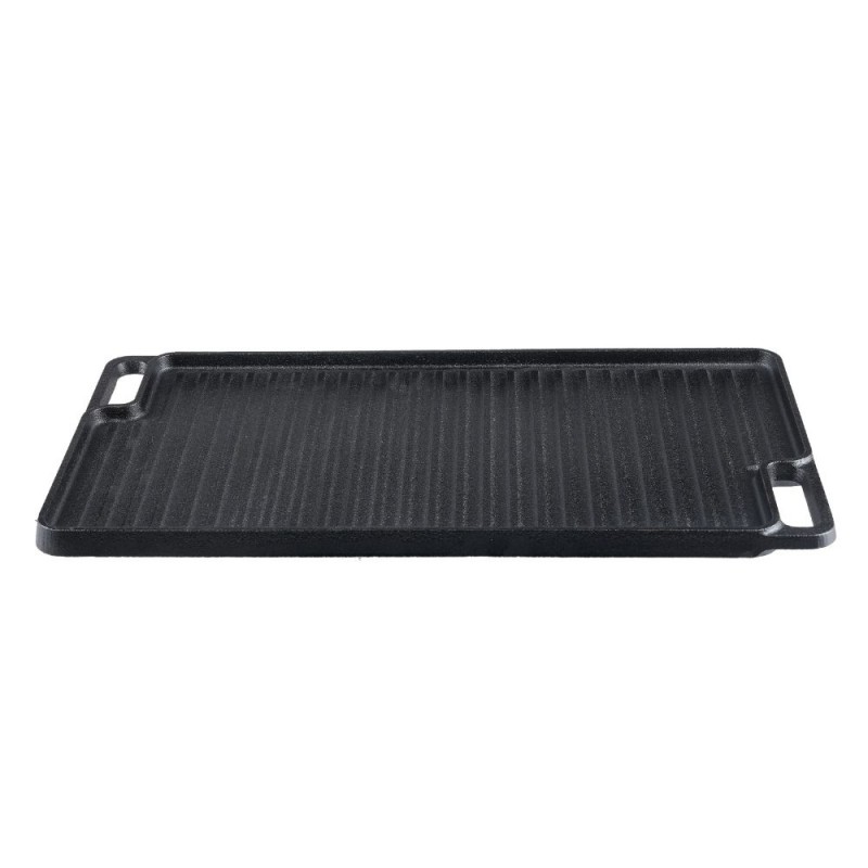 Dubbelsidig gjutjärn grillplatta, 46x26 cm - Produktjämförelse