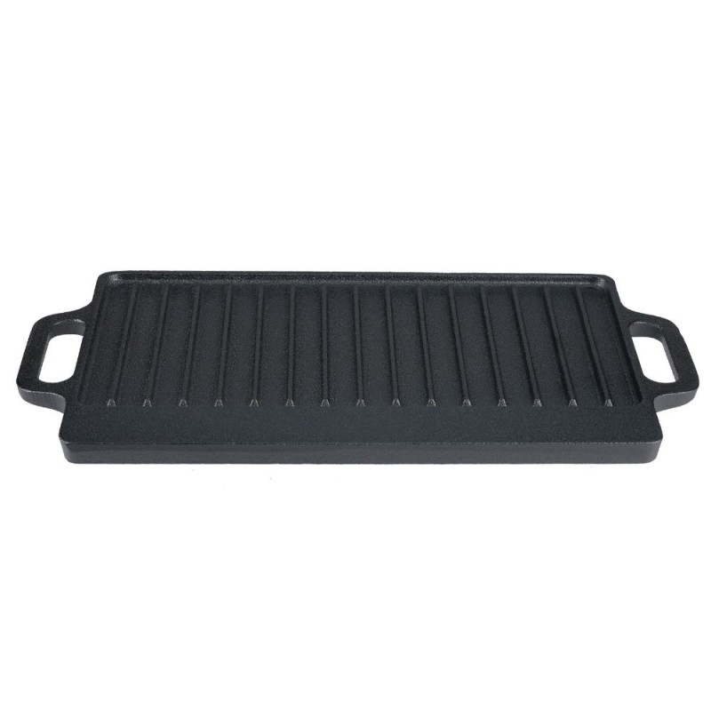 Dubbelsidig gjutjärn grillplatta, 33x20 cm - Produktjämförelse