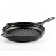 Emaljerad gjutjärnspanna grill Hosse, Black Onyx, Ф28cm | Gjutjärnspanna grill | Gjutjärnspanna |