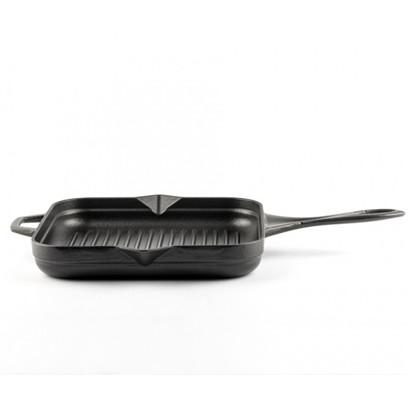 Emaljerad gjutjärnspanna grill Hosse, Black Onyx, 28x28cm | Gjutjärnspanna grill | Gjutjärnspanna |