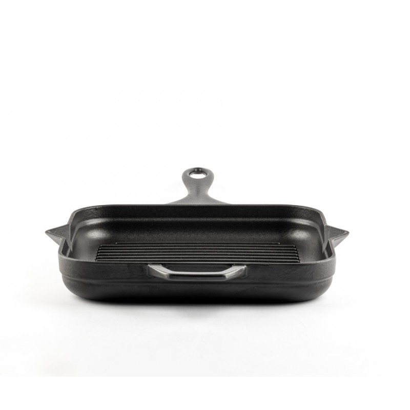 Emaljerad gjutjärnspanna grill Hosse, Black Onyx, 28x28cm | Gjutjärnspanna grill | Gjutjärnspanna |