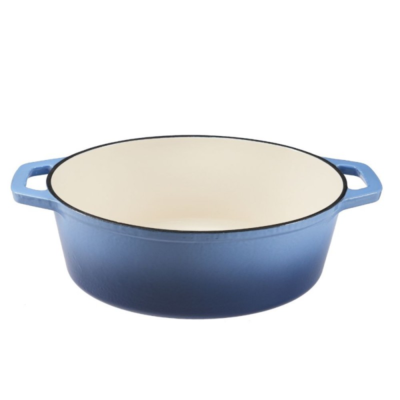 Emaljerad gjutjärnsgryta, Blå, oval, 33x27см | Gjutjärnsgryta Emaljerad gjutjärnsgryta, Blå, oval, 33x27см | Gjutjärnsgryta | |